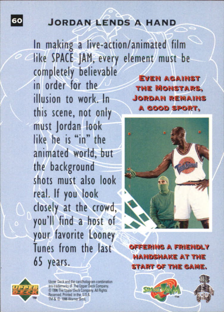 1996-97 Upper Deck Space Jam #60 Michael Jordan back image