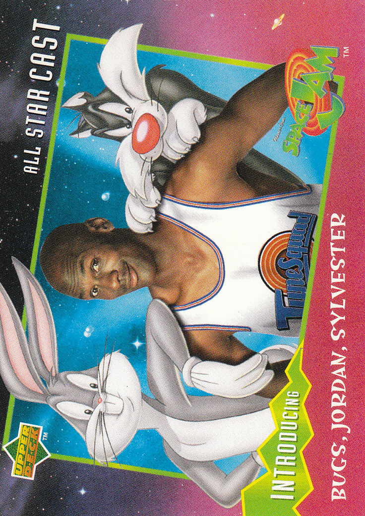 1996-97 Upper Deck Space Jam #SJ1 Michael Jordan w/Bugs Bunny