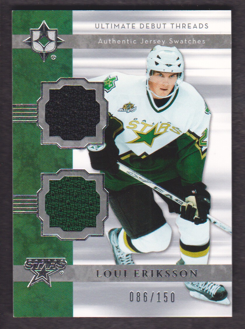 2006-07 Ultimate Collection Ultimate Debut Threads Jerseys #DJLE Loui Eriksson