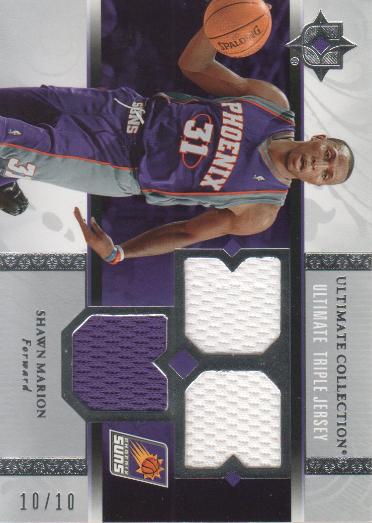2006-07 Ultimate Collection Jerseys Triple #UJMA Shawn Marion