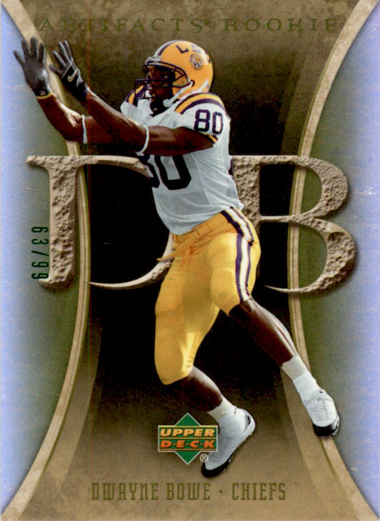 2007 Artifacts Green #170 Dwayne Bowe