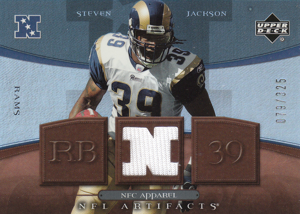 2007 Artifacts (Upper Deck) Football "Memorabilia" Insert Cards - Picture 2 of 19