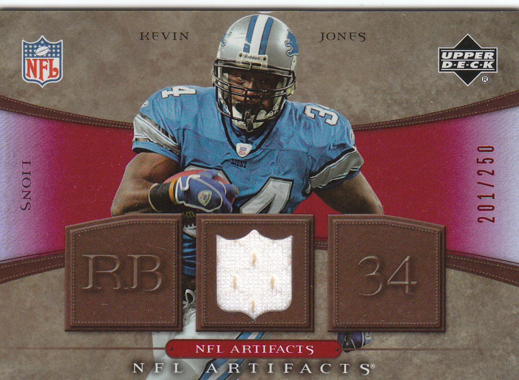 2007 Artifacts (Upper Deck) Football "Memorabilia" Insert Cards - Picture 6 of 19