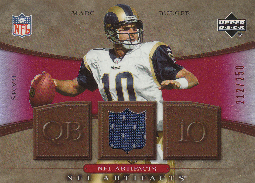 2007 Artifacts (Upper Deck) Football "Memorabilia" Insert Cards - Picture 8 of 19