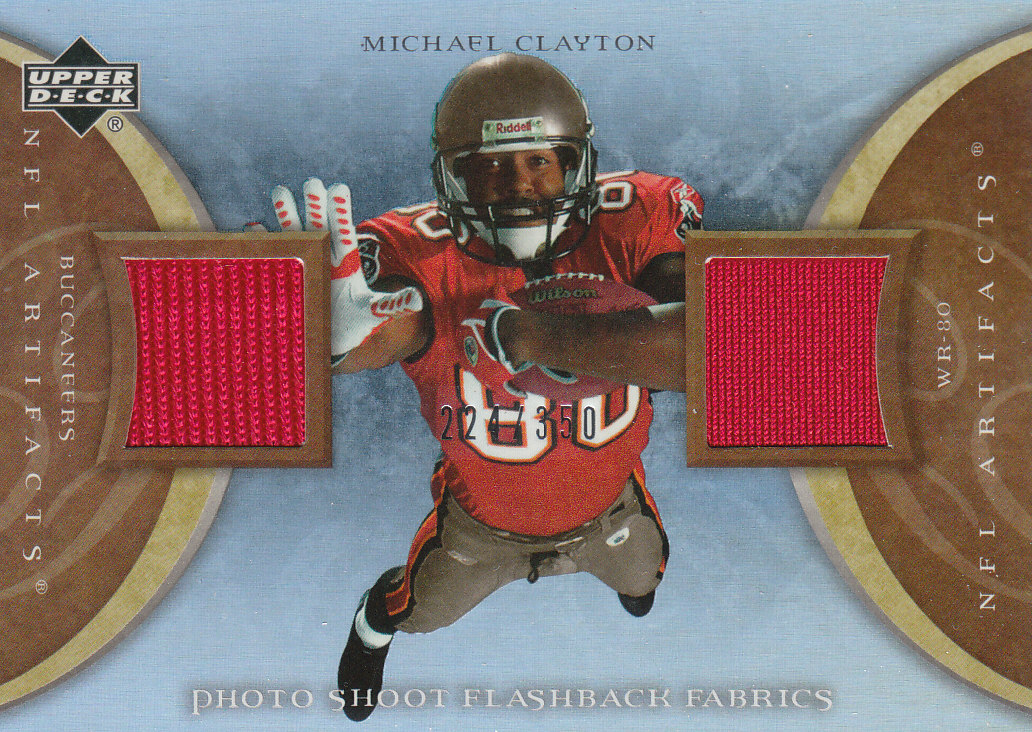 2007 Artifacts (Upper Deck) Football "Memorabilia" Insert Cards - Picture 16 of 19