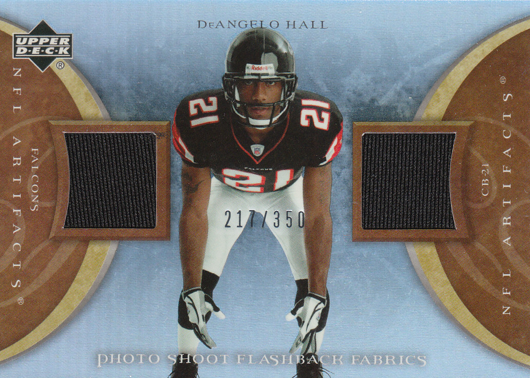 2007 Artifacts (Upper Deck) Football "Memorabilia" Insert Cards - Picture 18 of 19