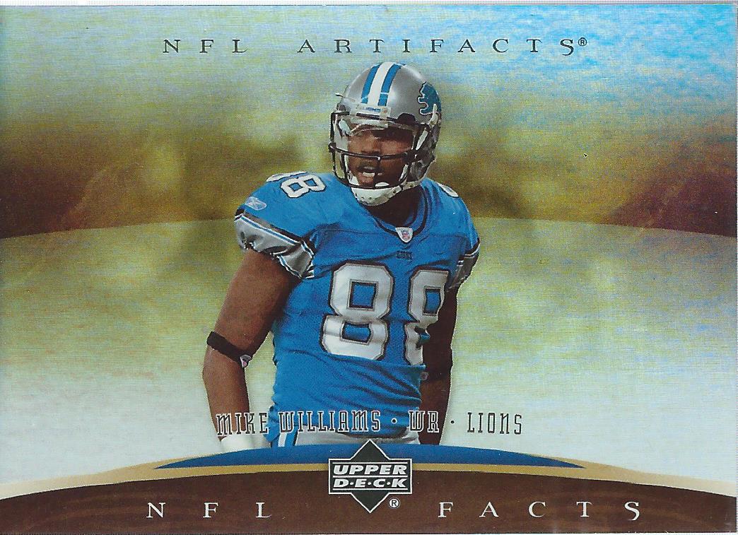 2007 Artifacts NFL Facts #NFMW Mike Williams