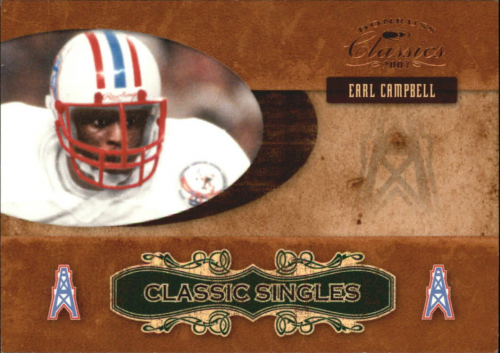 2007 Donruss Classics Classic Singles Bronze #3 Earl Campbell