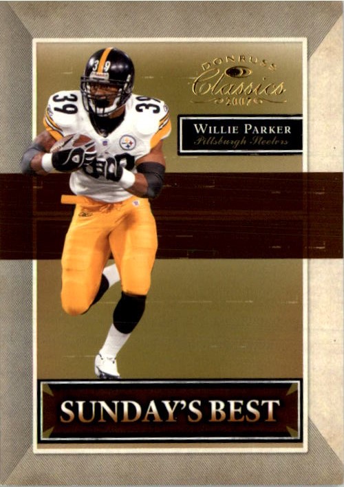 2007 Donruss Classics Sunday's Best Gold #6 Willie Parker