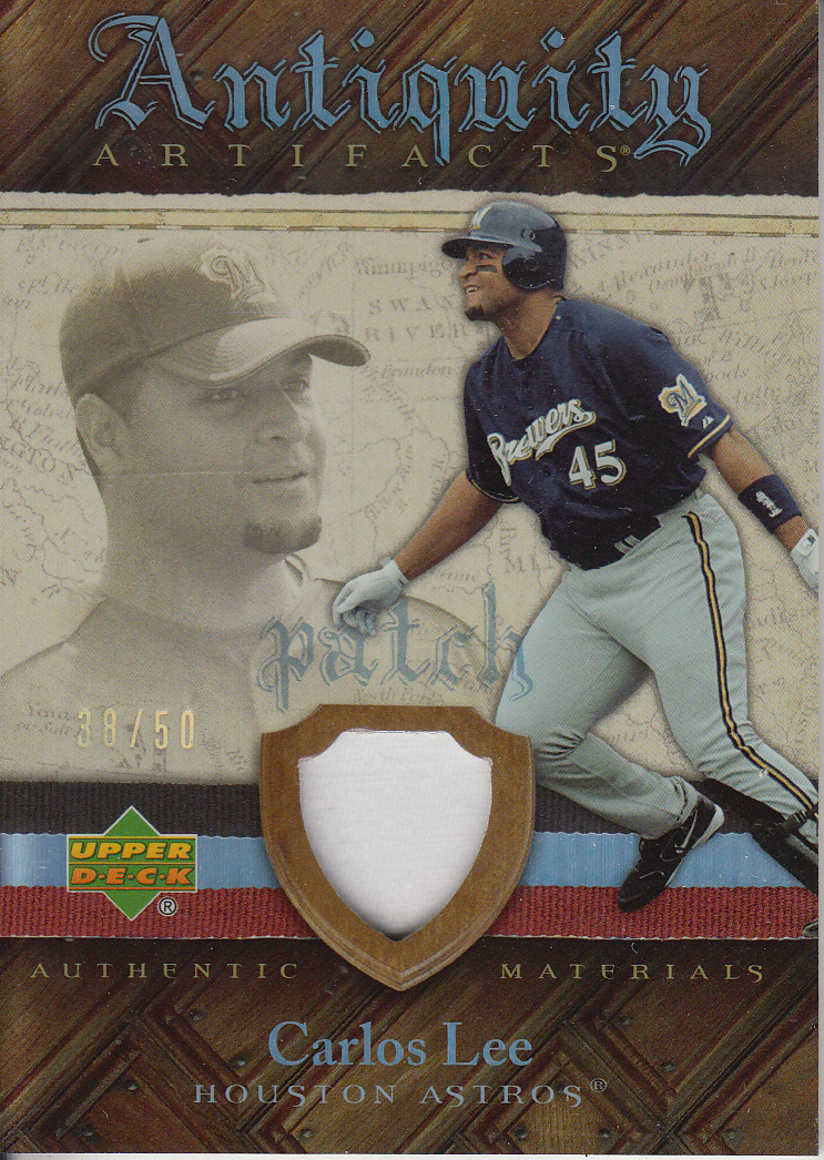 2007 Artifacts Antiquity Artifacts Patch #CL Carlos Lee