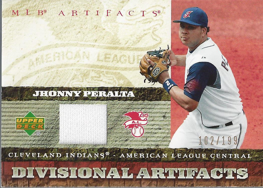 2007 Artifacts Divisional Artifacts #PE Jhonny Peralta