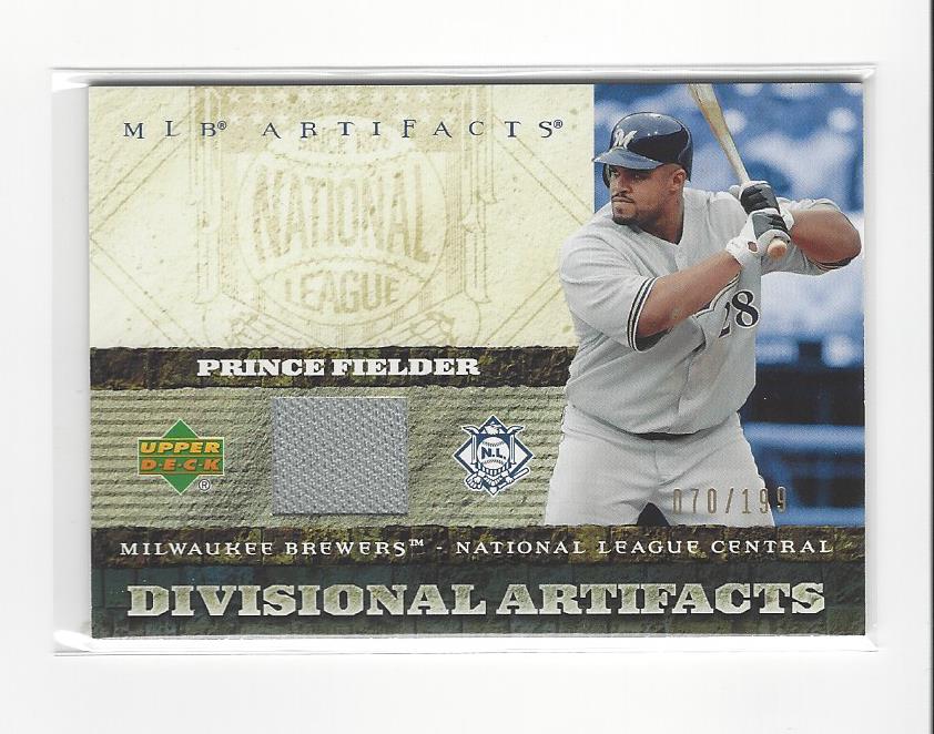 2007 Artifacts Divisional Artifacts #PF Prince Fielder