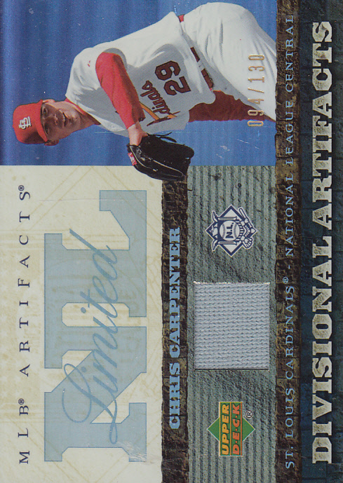 2007 Artifacts Divisional Artifacts Limited #CH Chris Carpenter