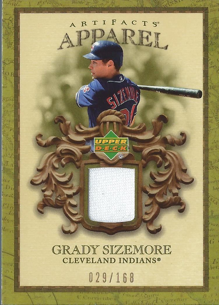 2007 Artifacts MLB Apparel #GS Grady Sizemore/168
