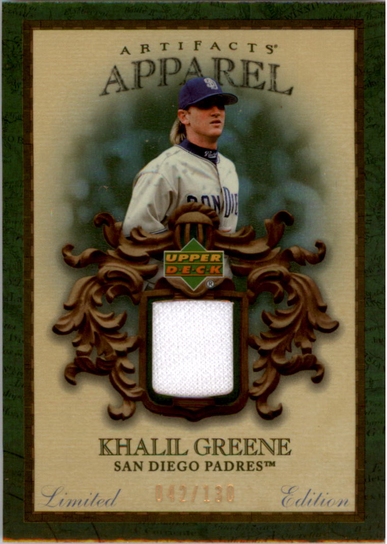 2007 Artifacts MLB Apparel Limited #GR Khalil Greene