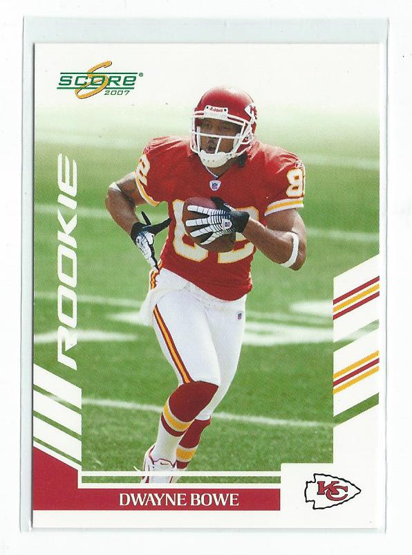 2007 Score #336 Dwayne Bowe RC