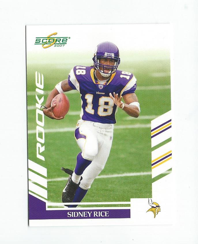 2007 Score #339 Sidney Rice RC