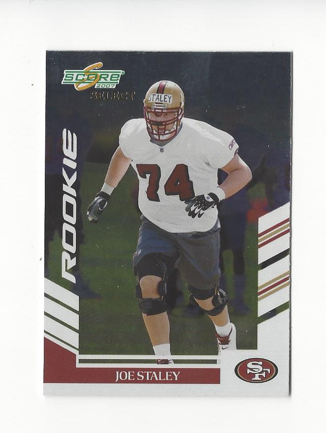 2007 Select #325 Joe Staley RC