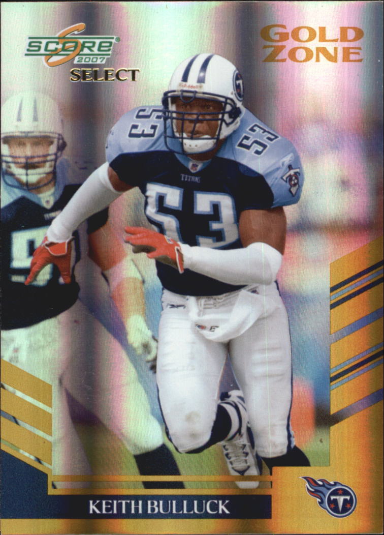2007 Select Gold Zone #244 Keith Bulluck