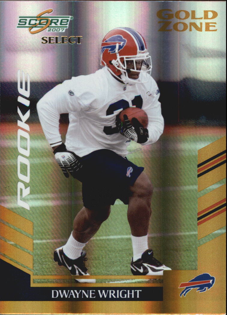 2007 Select Gold Zone #393 Dwayne Wright