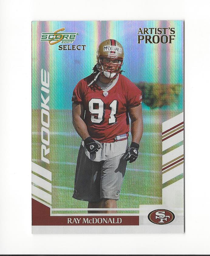 2007 Select Artist's Proof #409 Ray McDonald