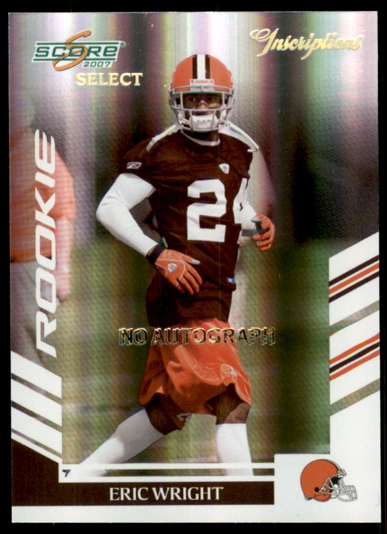 2007 Select Inscriptions #296 Eric Wright/100 EXCH