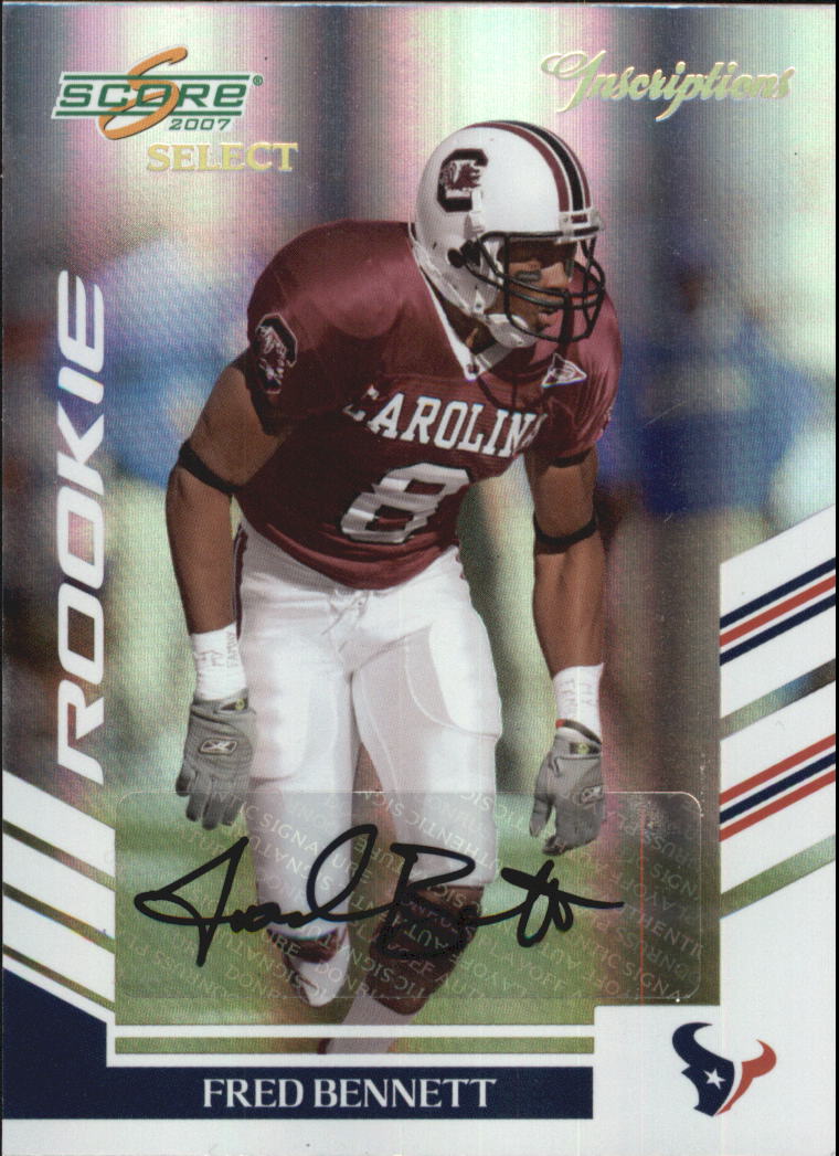 2007 Select Inscriptions #309 Fred Bennett/100