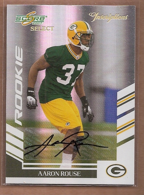 2007 Select Inscriptions #326 Aaron Rouse/50