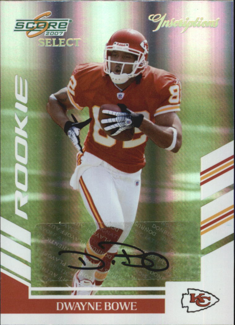 2007 Select Inscriptions #336 Dwayne Bowe/40