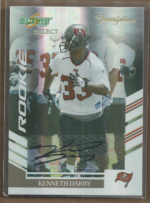 2007 Select Inscriptions #418 Kenneth Darby/100