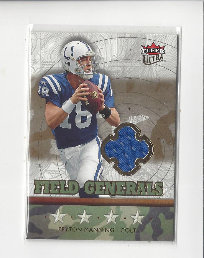 2007 Ultra Field Generals Jerseys #PM Peyton Manning