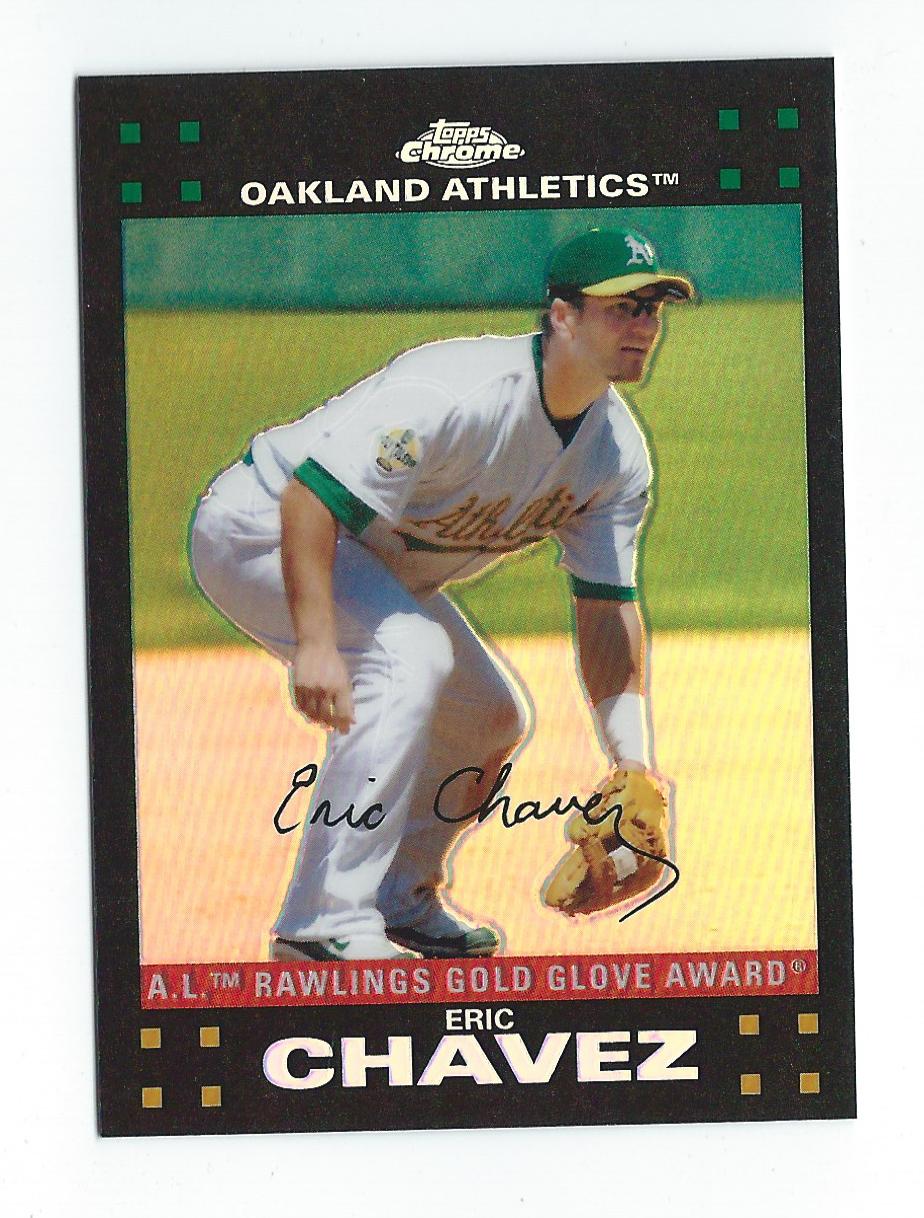 2007 Topps Chrome Refractors #258 Eric Chavez