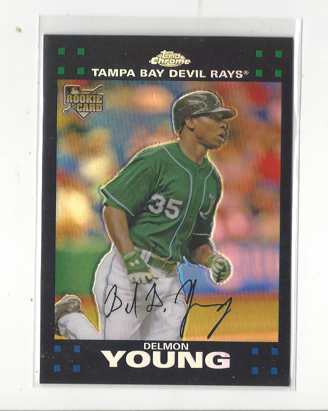 2007 Topps Chrome Refractors #299 Delmon Young