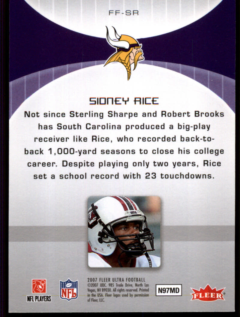 2007 Ultra (Fleer) Football "Insert and Jersey" Cards - Picture 26 of 50