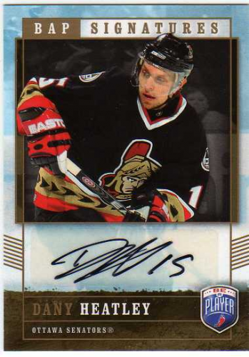 2006-07 Be A Player Signatures #DH Dany Heatley