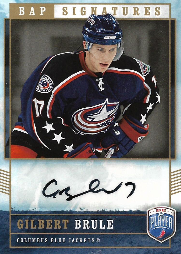 2006-07 Be A Player Signatures #GB Gilbert Brule