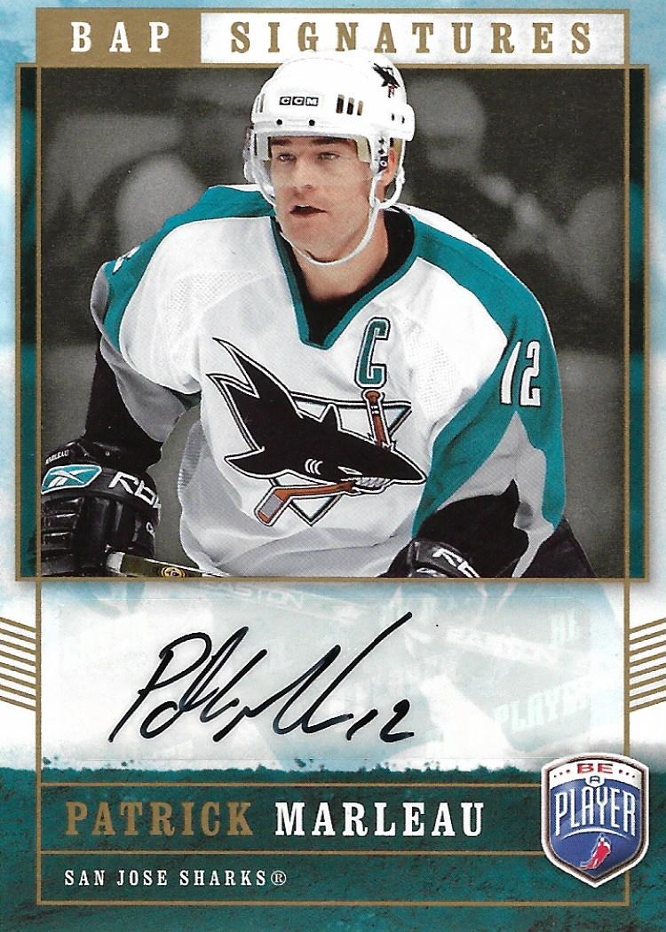 2006-07 Be A Player Signatures #PM Patrick Marleau