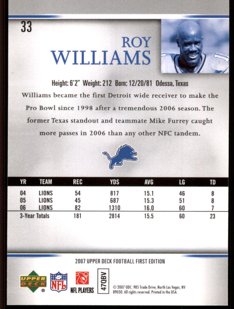 2007 First Edition (Upper Deck) Football "Gold" Parallel Cards - Picture 9 of 45