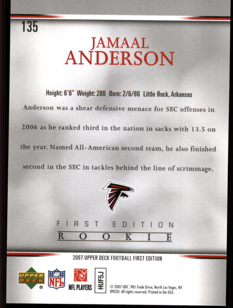 2007 First Edition (Upper Deck) Football "Gold" Parallel Cards - Picture 31 of 45