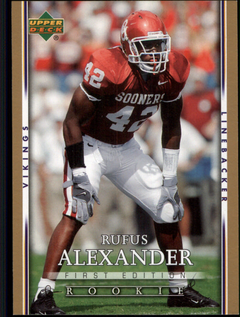 2007 First Edition (Upper Deck) Football "Gold" Parallel Cards - Picture 44 of 45