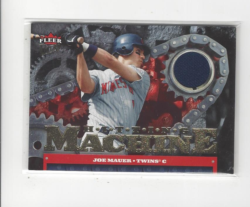 2007 Ultra Hitting Machines Materials #JM Joe Mauer