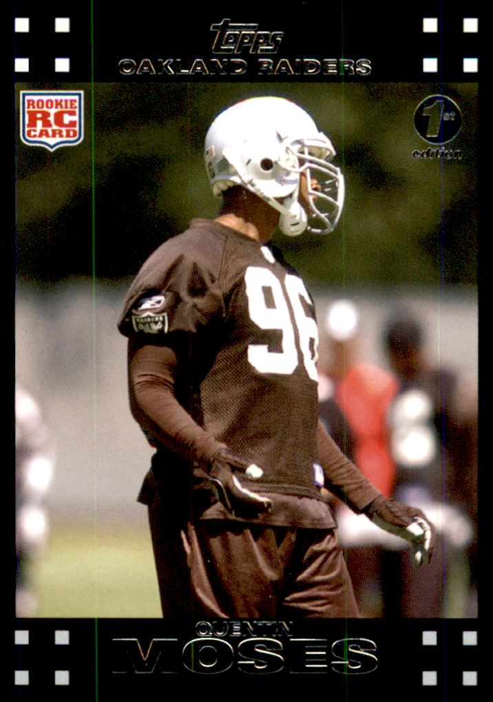 2007 Topps First Edition #357 Quentin Moses