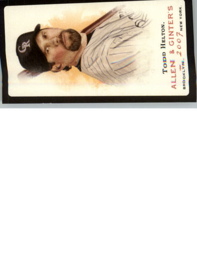 2007 TOPPS ALLEN AND GINTER MINI BLACK BASEBALL ASSORTED SINGLES U-PICK - Bild 54 von 67
