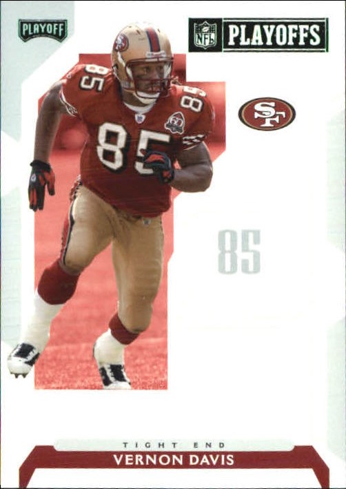2007 Playoffs NFL Playoffs Preview Bonus Green #B6 Vernon Davis