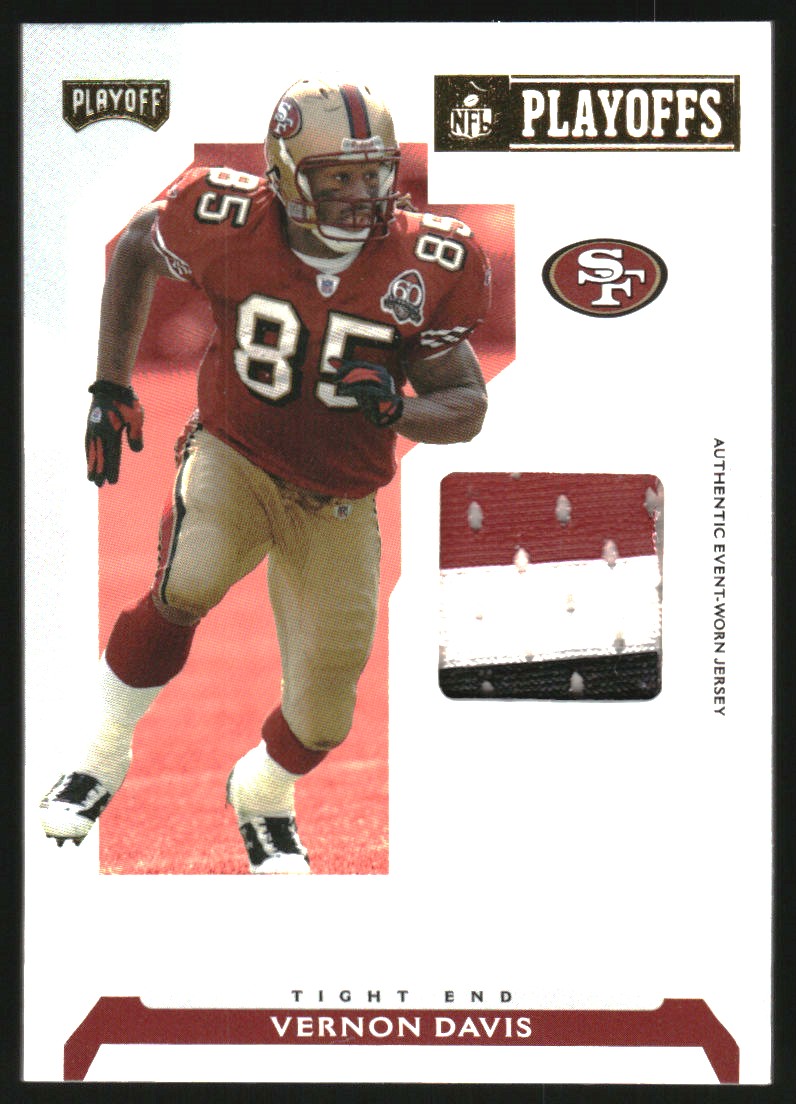 2007 Playoffs NFL Playoffs Preview Bonus Jerseys Gold #B6 Vernon Davis