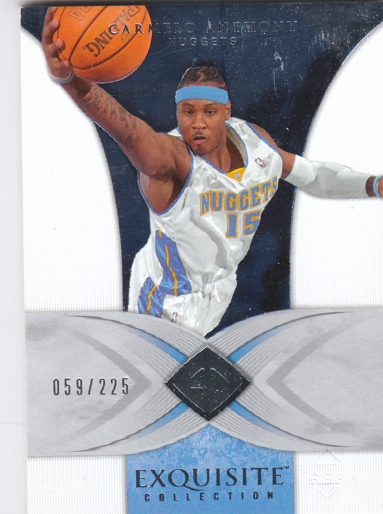 2006-07 Exquisite Collection #9 Carmelo Anthony