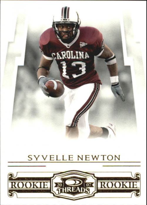 2007 Donruss Threads Retail Rookies #224 Syvelle Newton RC