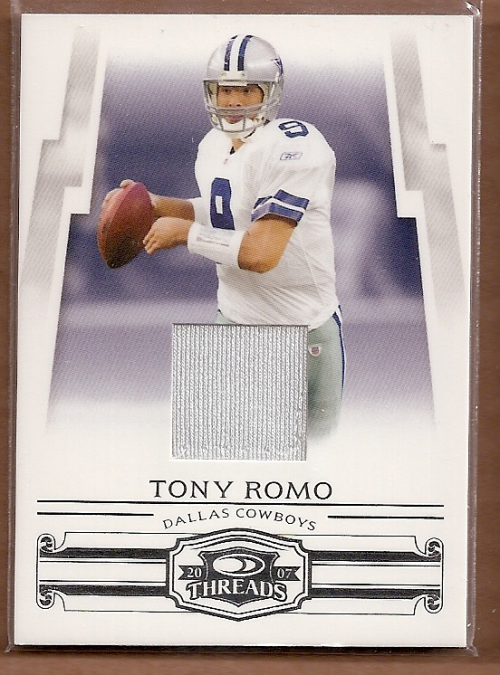 2007 Donruss Threads Jerseys #96 Tony Romo