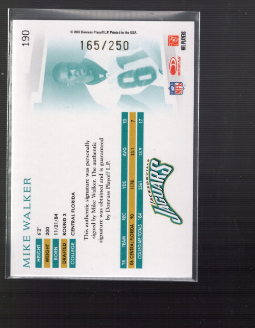 A0654- 2007 Donruss Threads FB #s 1-225 +Inserts -You Pick- 15+ FREE US SHIP - Picture 279 of 289