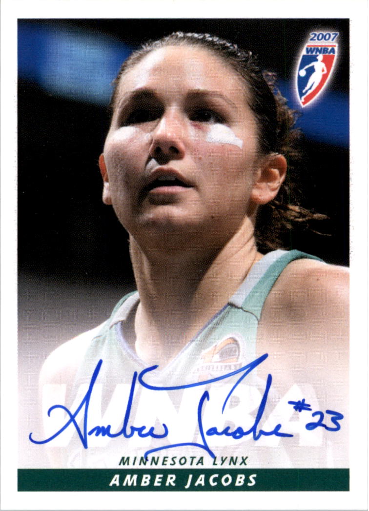 2007 WNBA Autographs #25 Amber Jacobs